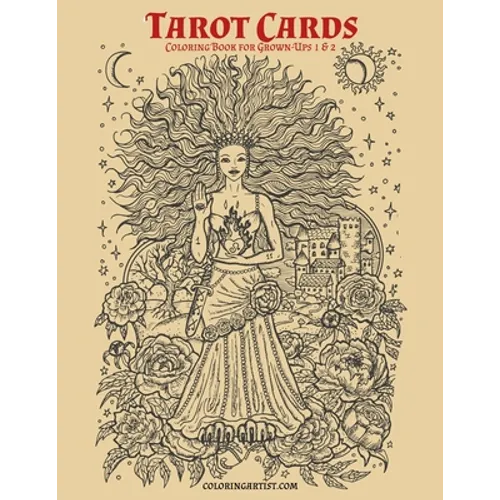 Tarot Cards Coloring Book for Grown-Ups 1 & 2