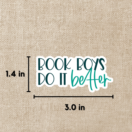 Book Boys Do It Better Sticker