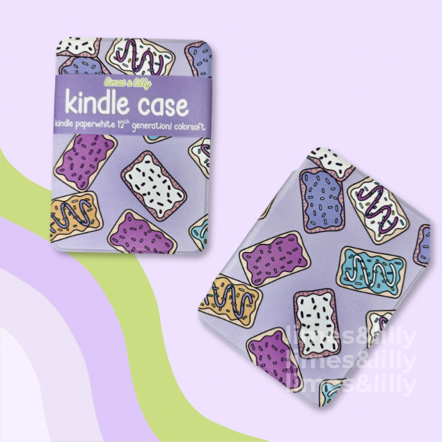 Retro Frosted Pastry Kindle Case | Detachable Cover for Kindle Paperwhite 12th Generation & Colorsoft: Paperwhite 11th Gen