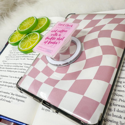Guest Check Iced Coffee Double Shot of Books Magnetic Grip