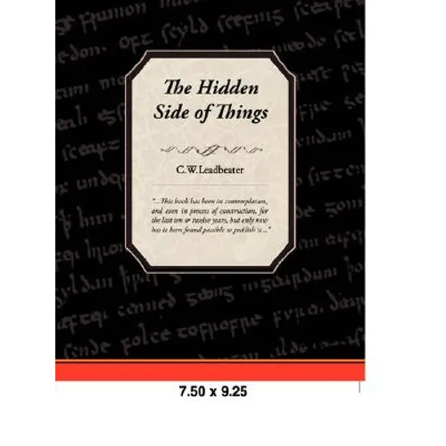 The Hidden Side of Things