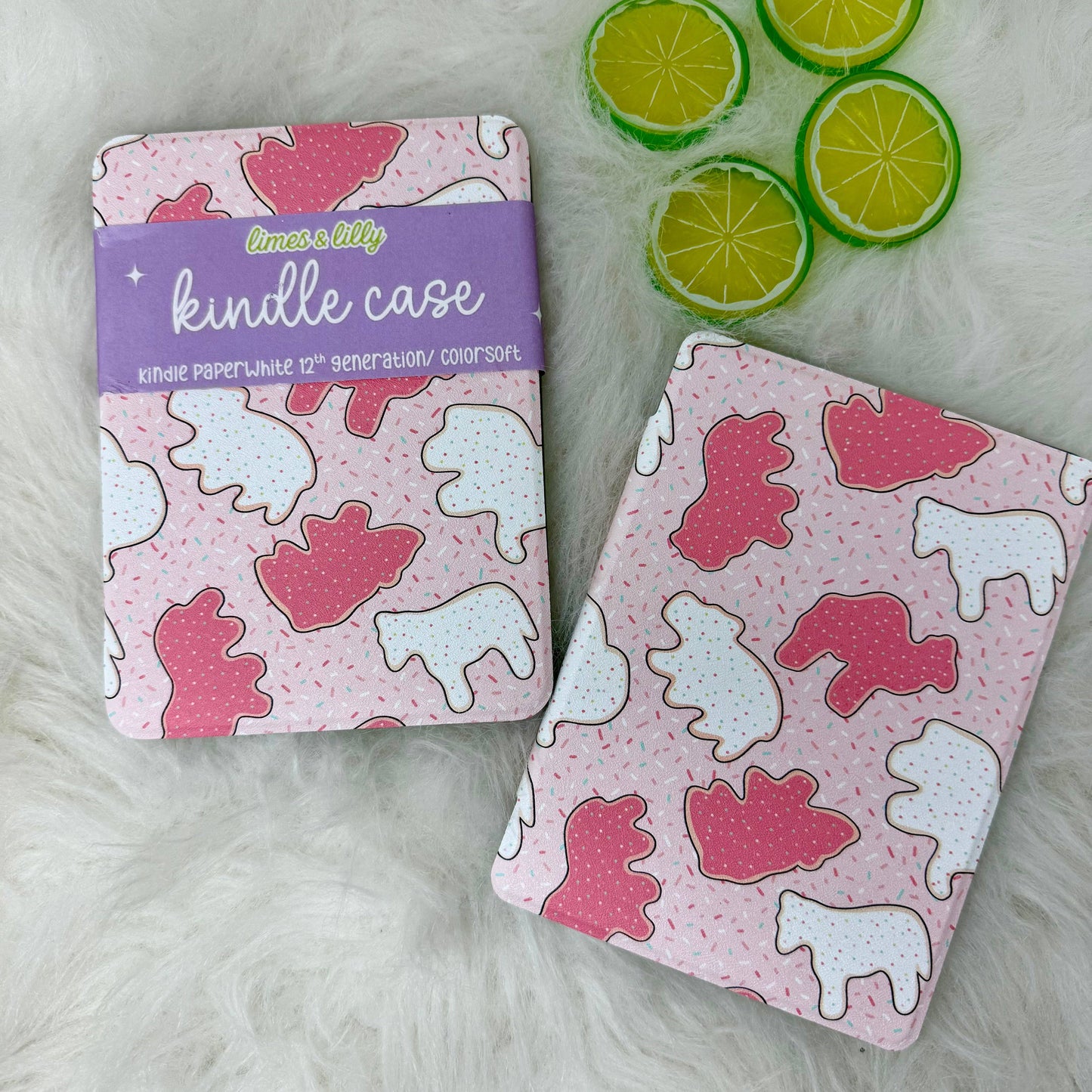 Sweet Treat Frosted Animal Cookies Kindle Case with Clear: Paperwhite 11th Gen