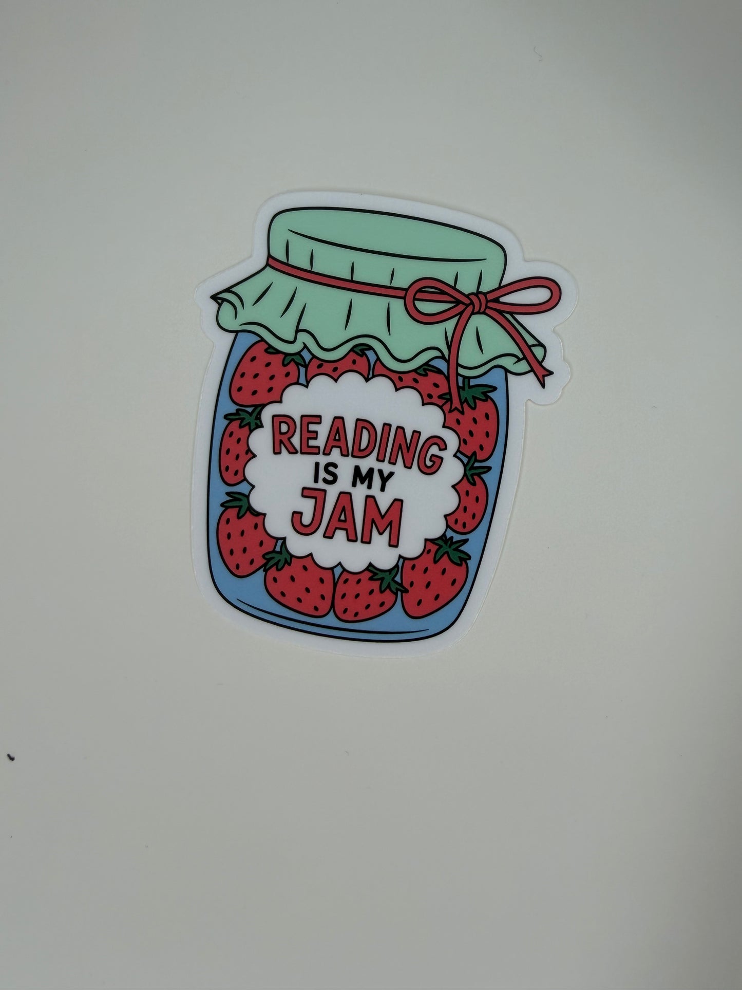 Reading is My Jam Sticker