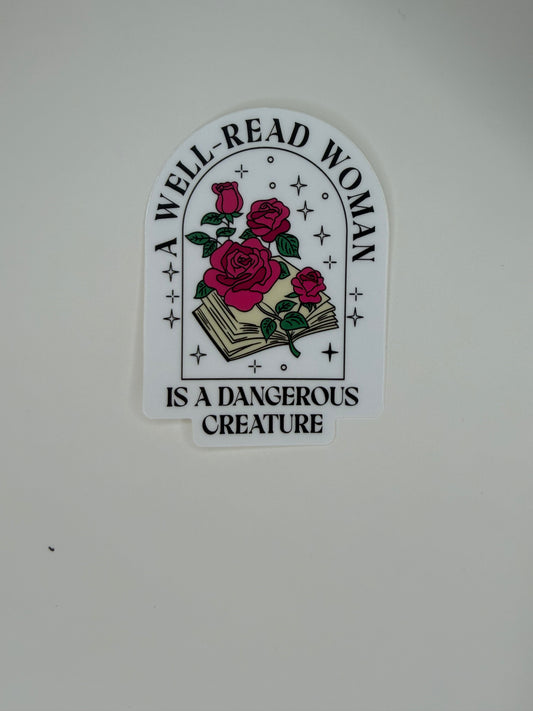 Well-behaved Woman Sticker