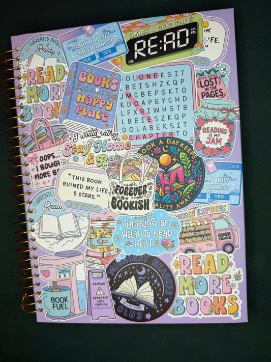 Bookish Sticker Notebook