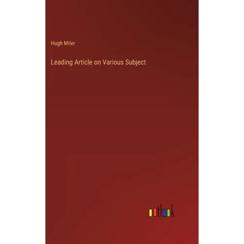 Leading Article on Various Subject