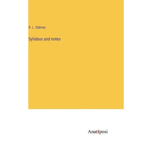 Syllabus and notes