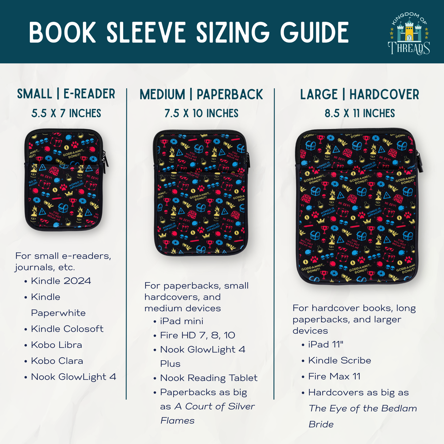 Pride Dragons Book Sleeve: Medium | Paperback
