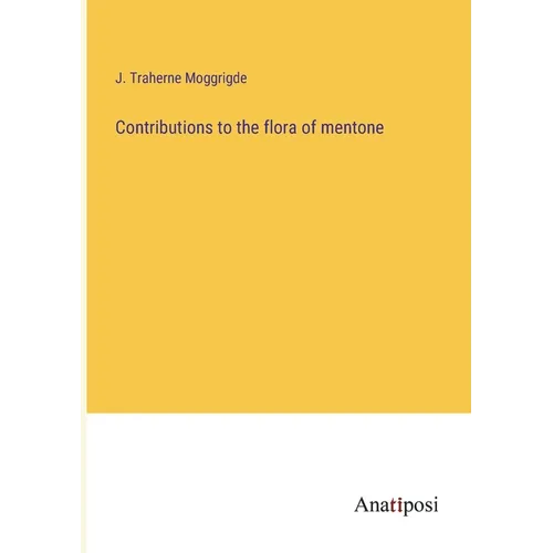 Contributions to the flora of mentone