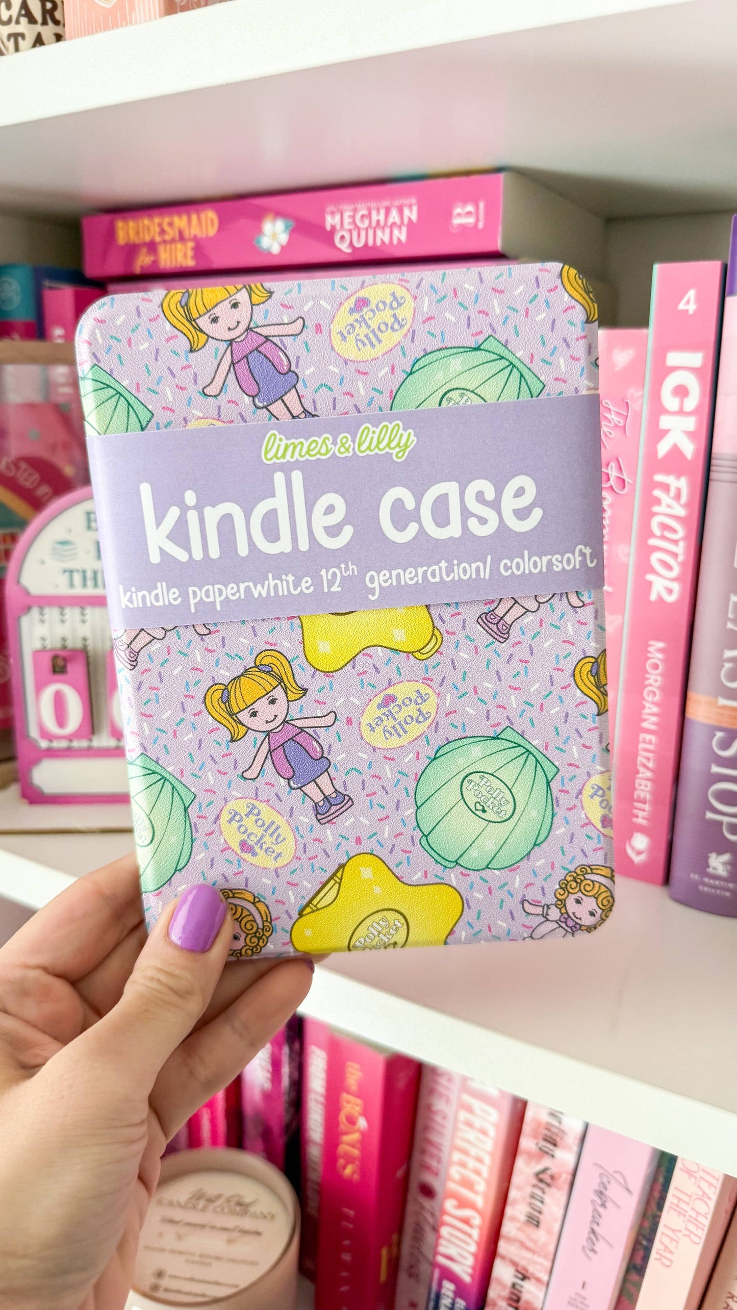 Retro Pocket Doll Compact Kindle Case | Nostalgic 90s Toy Inspired Kindle Paperwhite 12th Generation & Colorsoft Cover: Paperwhite 11th Gen