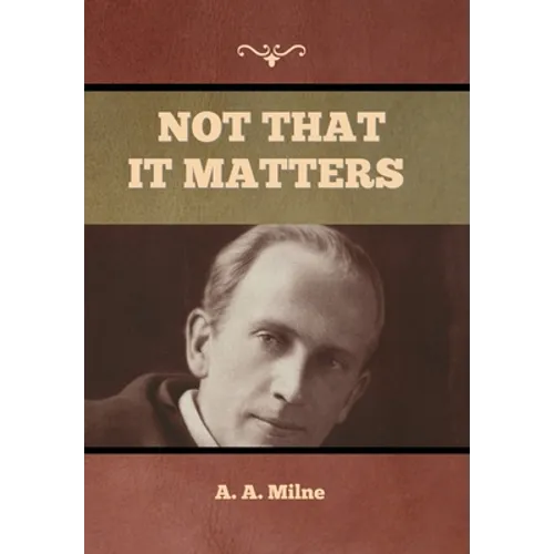Not that it Matters