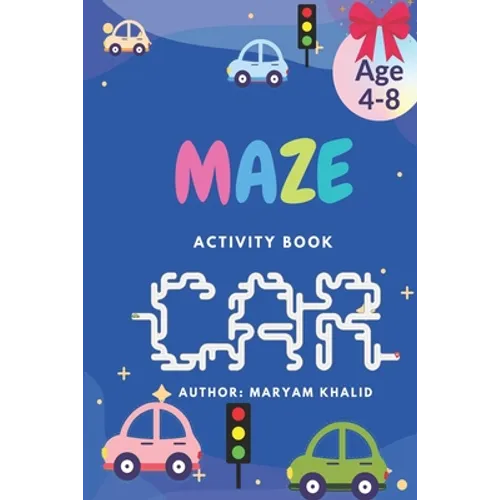 Maze Activity Book Car