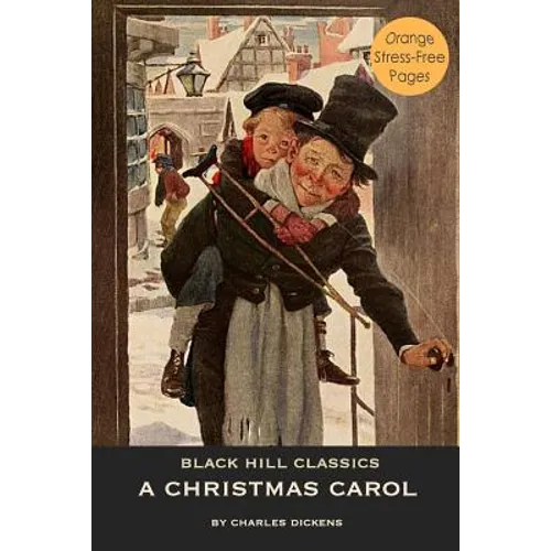 A Christmas Carol: Large Dyslexia-Friendly Print with Orange Pages
