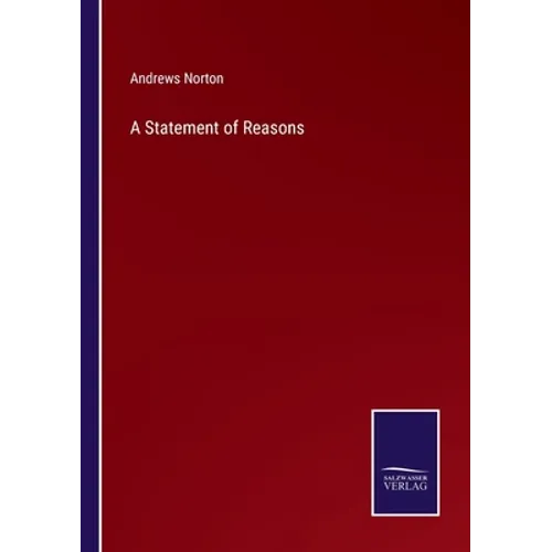 A Statement of Reasons
