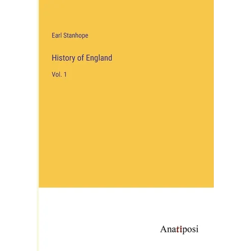 History of England: Vol. 1